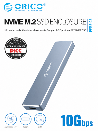 Orico NVME M.2 SSD Enclosure