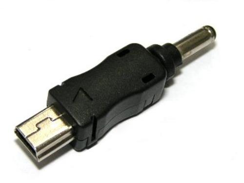 Mini USB 5Pin Plug to DC Plug