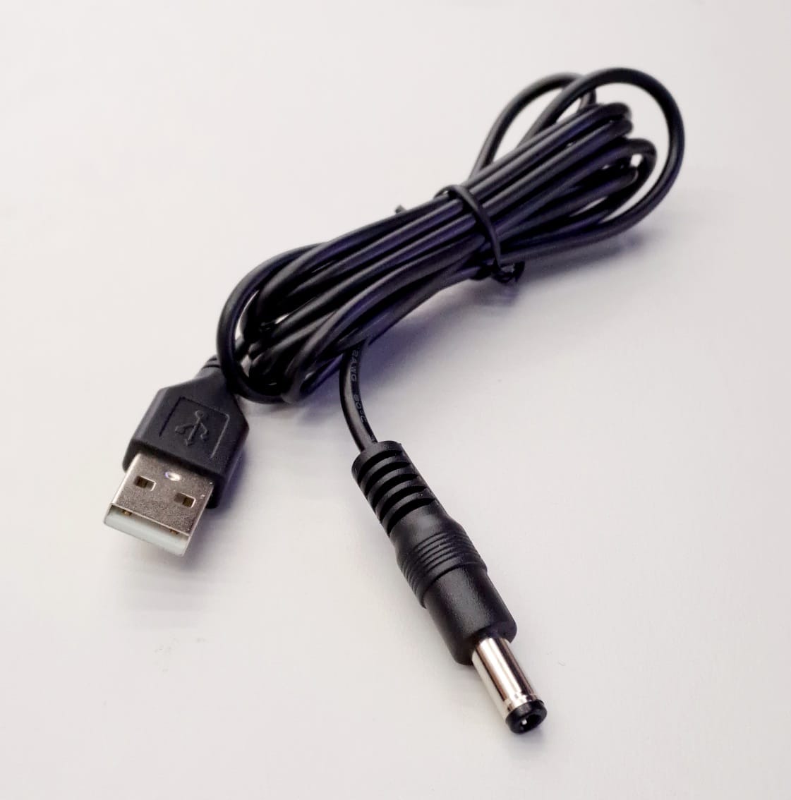 USB to DC 5.5x2.5 Cable 1.5m 