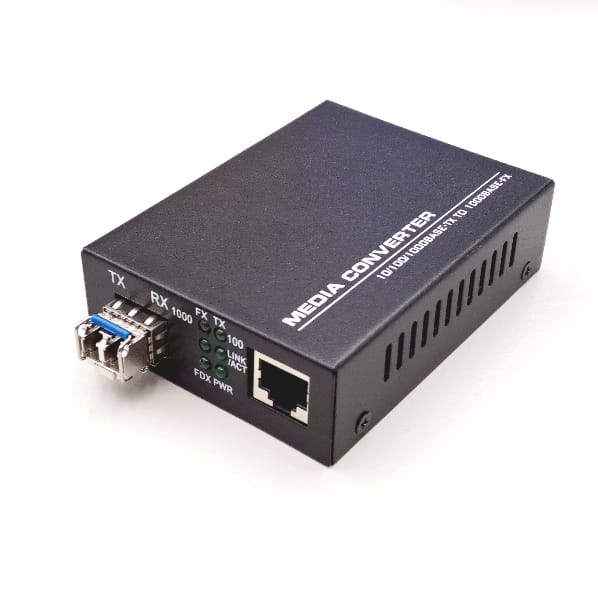 LC Single Mode Ethernet Media Converter