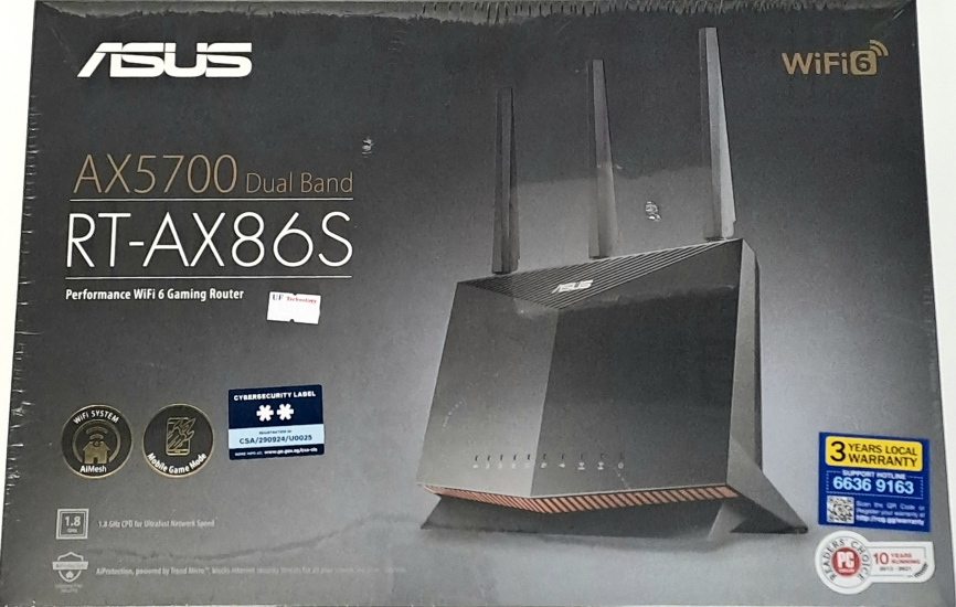 ASUS AX5700 Dual Band WiFi 6 Gaming Router