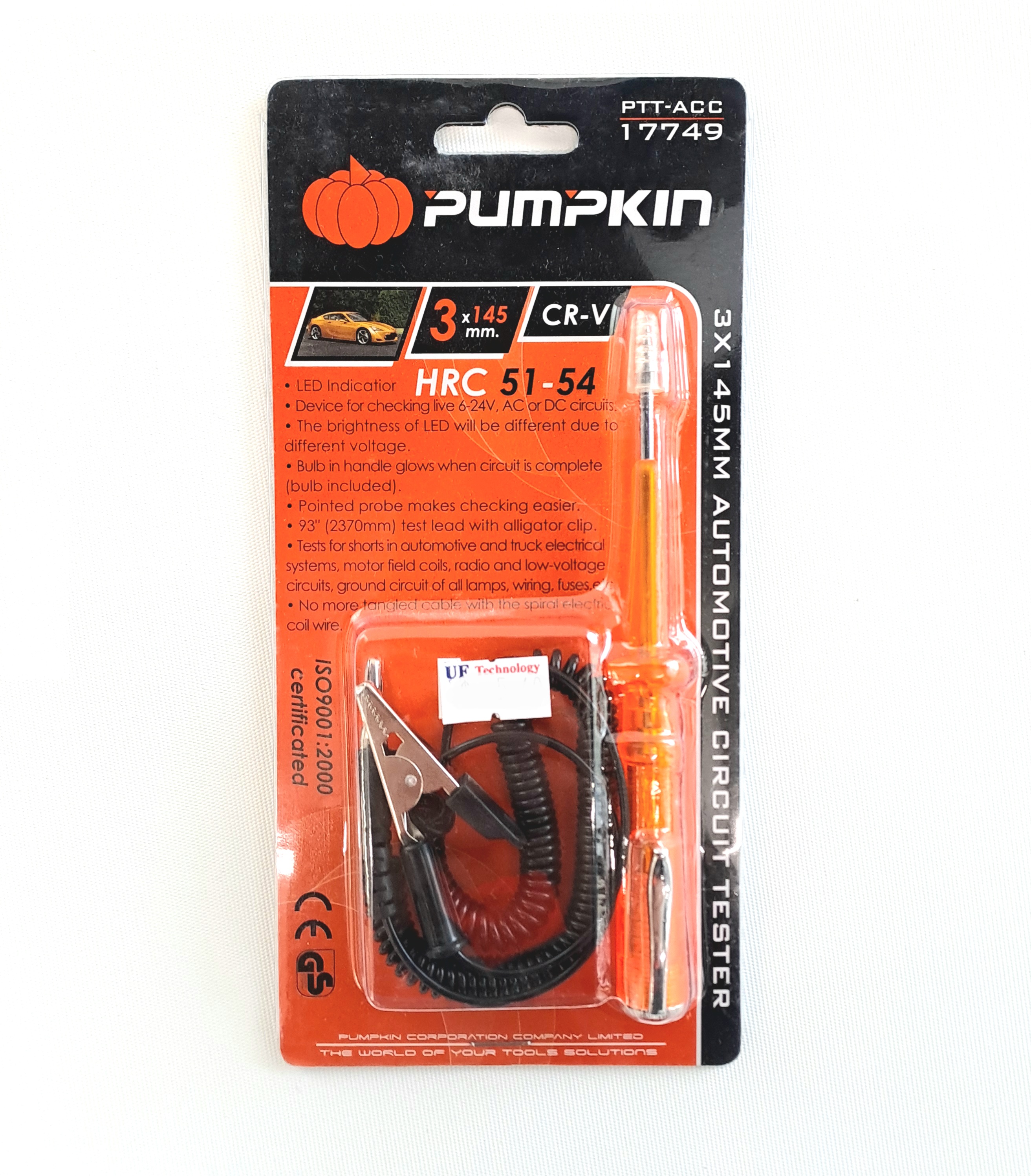 Pumpkin 17749 Automotive Circuit Tester 21 x 10 x 2