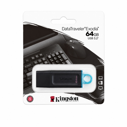 Kingston DataTraveler Exodia USB Flash Drive 64GB