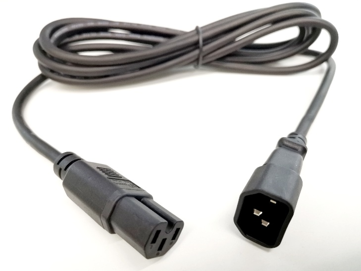 C14 to C15 Extension Cable 1.0mm² 3m