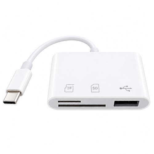Type C 3-in-1 OTG (USB + SD +TF)