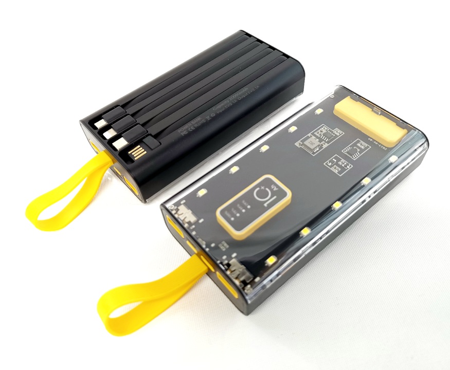 4-in-1 (USB, Micro USB, Type C, Lightning) 10000mAH Power Bank