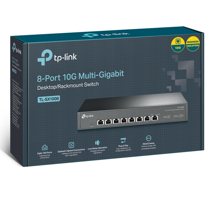 TP Link 8-Port 10G Desktop/Rackmount Switch