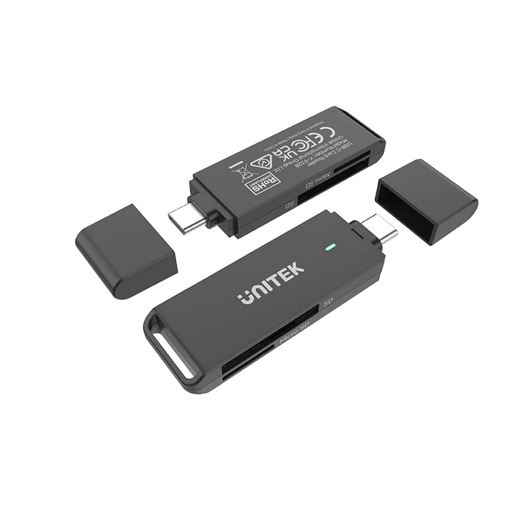 Unitek USB-C 2-in-1 Card Reader (SD + Micro SD)