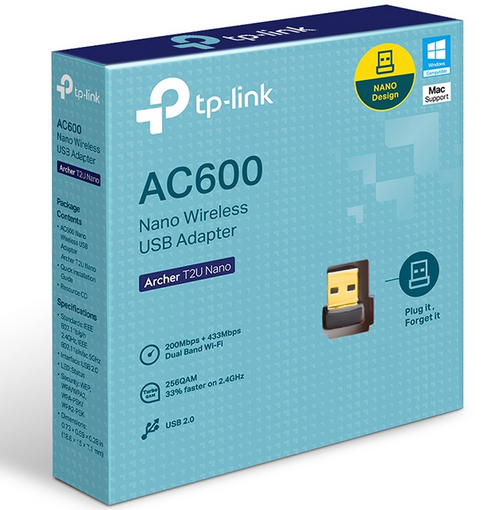 TP Link AC600 Nano Wireless USB Adapter
