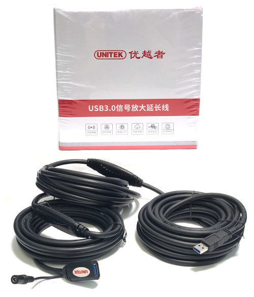 USB 3.0 Male to Female Extension Cable 20m (IC) Y-3007BK 