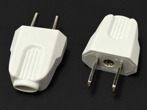 2 Flat Pin AC Plug
