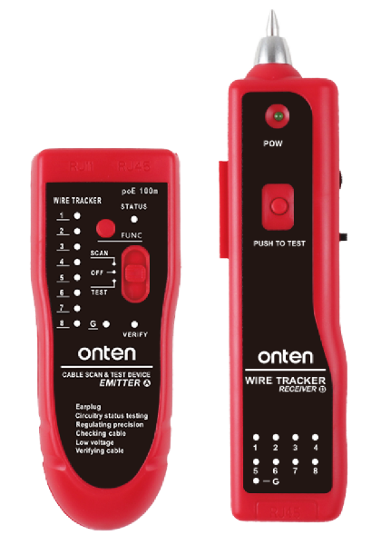 onten Wire Tester RJ45 RJ11 Cable Tracker