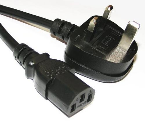BS1363 UK 3Pin Plug to C13 1.8m