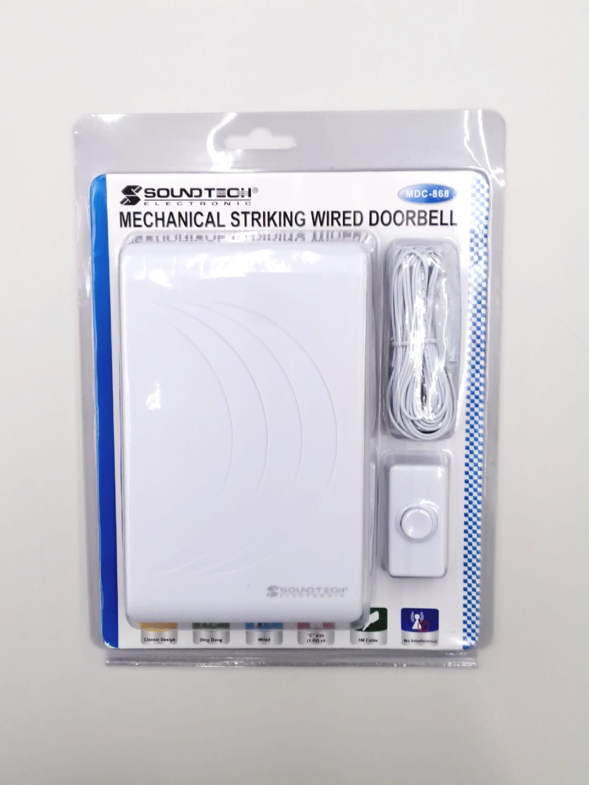 Soundtech Mechanical Striking Wired Doorbell