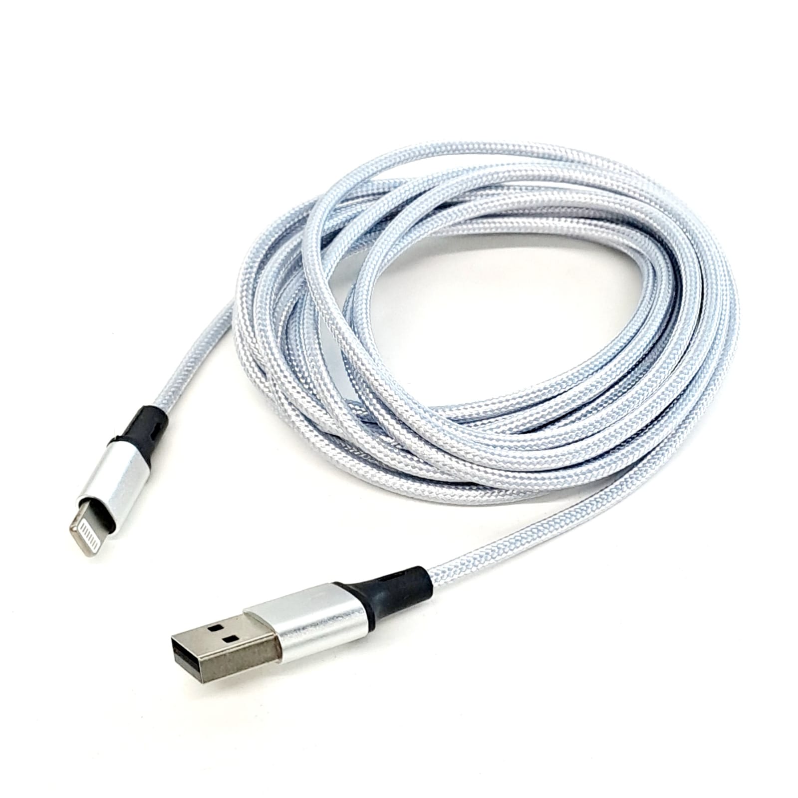 USB AM to iPhone Data & Charging Braided Cable 3m