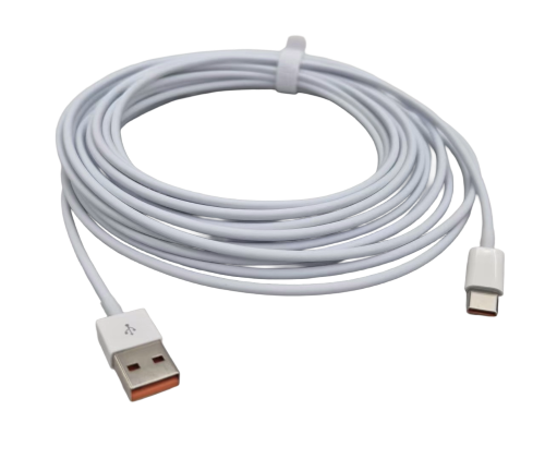 USB-A to C Data Cable White 8m (compaitable with iPhone 15 & above)