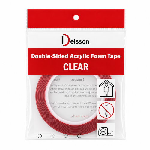 Delsson Clear Double Sided Arcylic Foam Tape 24mm X 5m