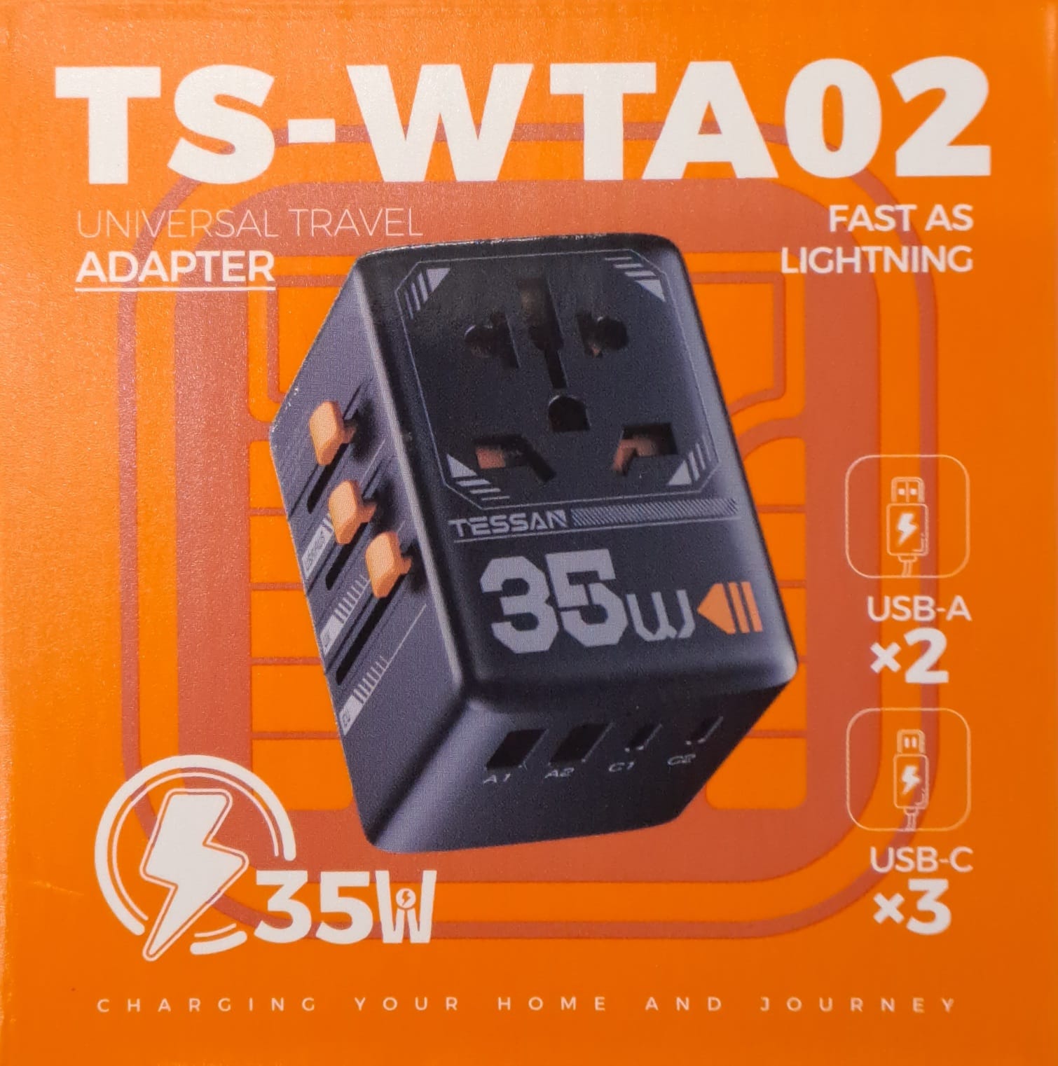 Tessan 35W Universal Travel Adapter
