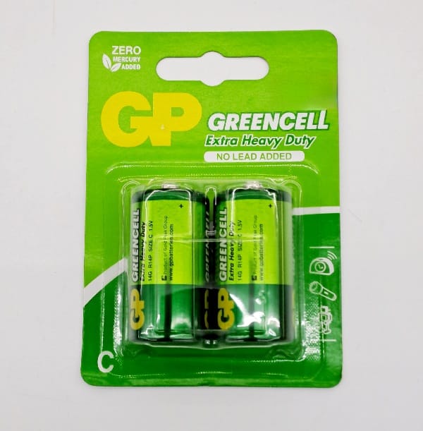GP C-2’s 1.5V Greencell Battery w/Card