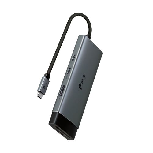 TP Link USB Type-C 7-Port Hub (4K@60Hz HDMI, SD, MicroSD, 100W PD, 1×USB-C 5Gbps, 2×USB3.0 5Gbps)