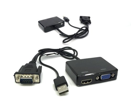 VGA to VGA & HDMI adapter