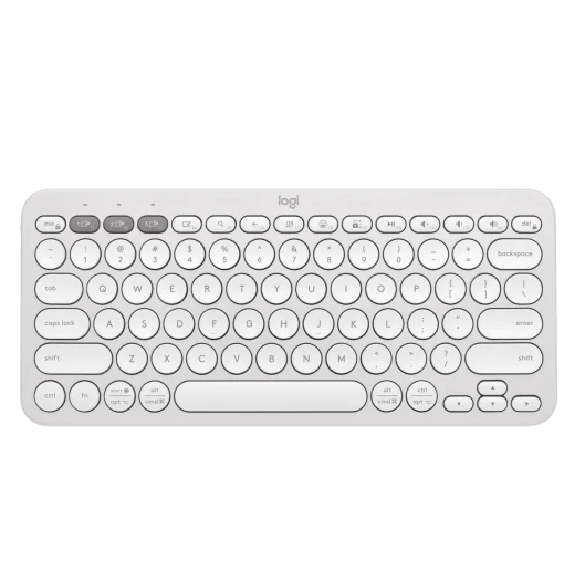 Logitech K380S Pebble Keys 2 Bluetooth Keyboard White