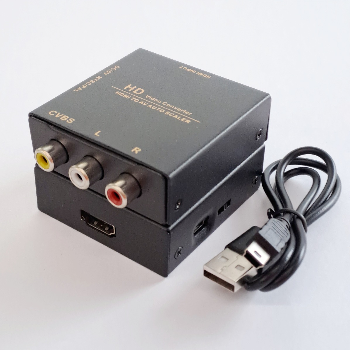 HDMI to AV(RCA) Converter Metal Type