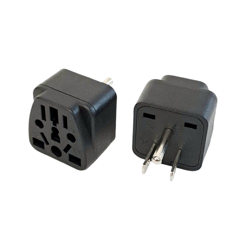 WY-5 NEMA 3 Pin AC Power Adaptor Black (TW, US, JP, CA, PH, TH, CN)