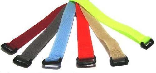 Velcro Tie Mixed Colours LxB: 24cm x 2cm (8pc/pack)