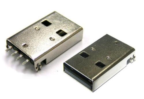 USB A Plug SMT Solder