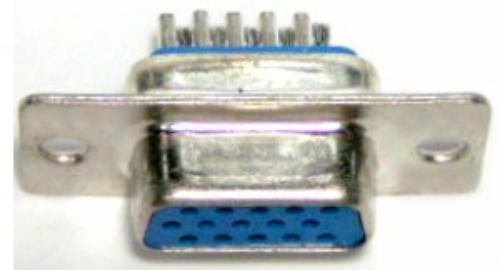 D-Sub Jack High Density Solder Type 15 Pin