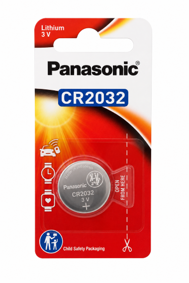 Panasonic CR-2032/1s’ 3V Lithium Battery