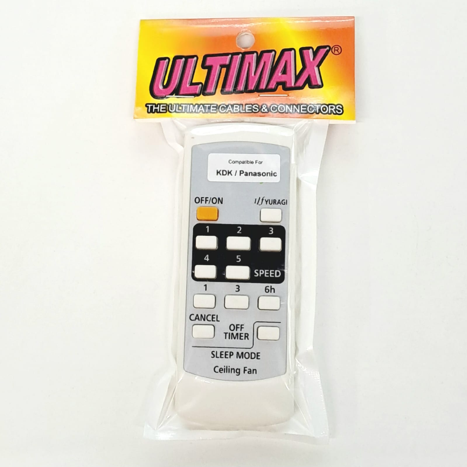 Universal Remote Control for KDK/Panasonic Ceiling Fan