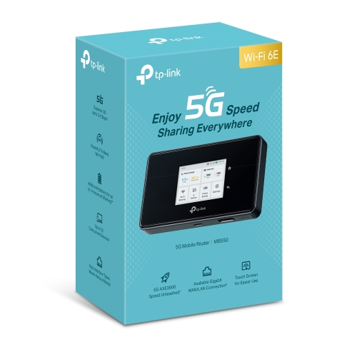 TP Link 5G Mobile Wi-Fi 6E with 2.5G Ethernet Port