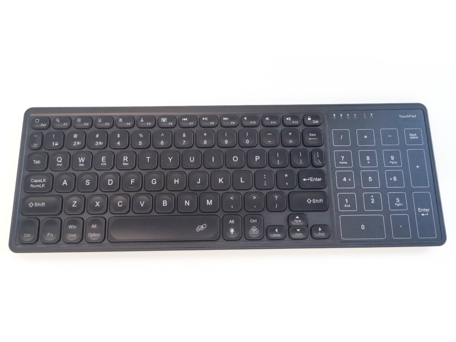 BT15 Slim 2.4G Bluetooth Keyboard with Touchpad