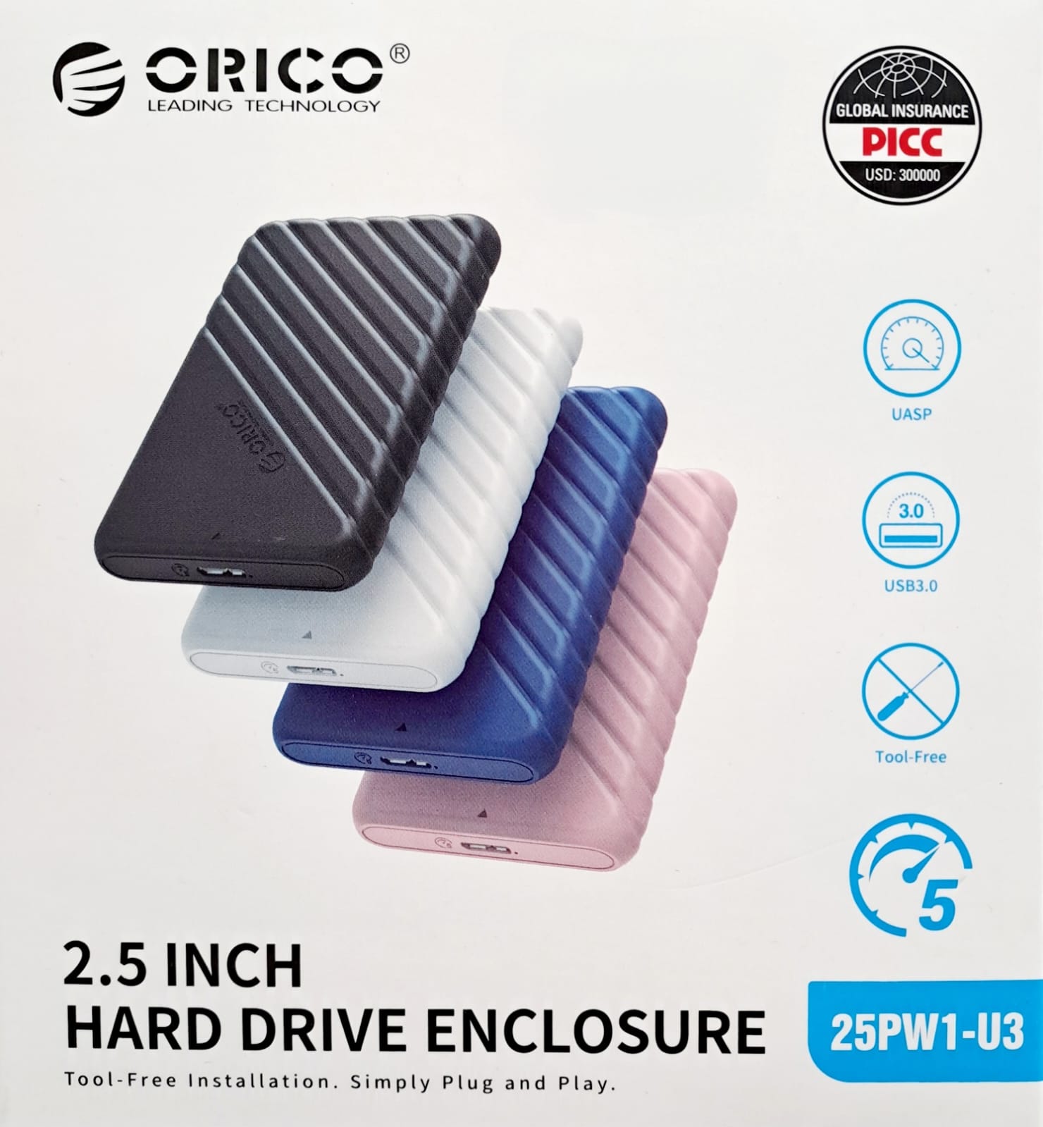 Orico 2.5 Inch Hard Drive Enclosure 
