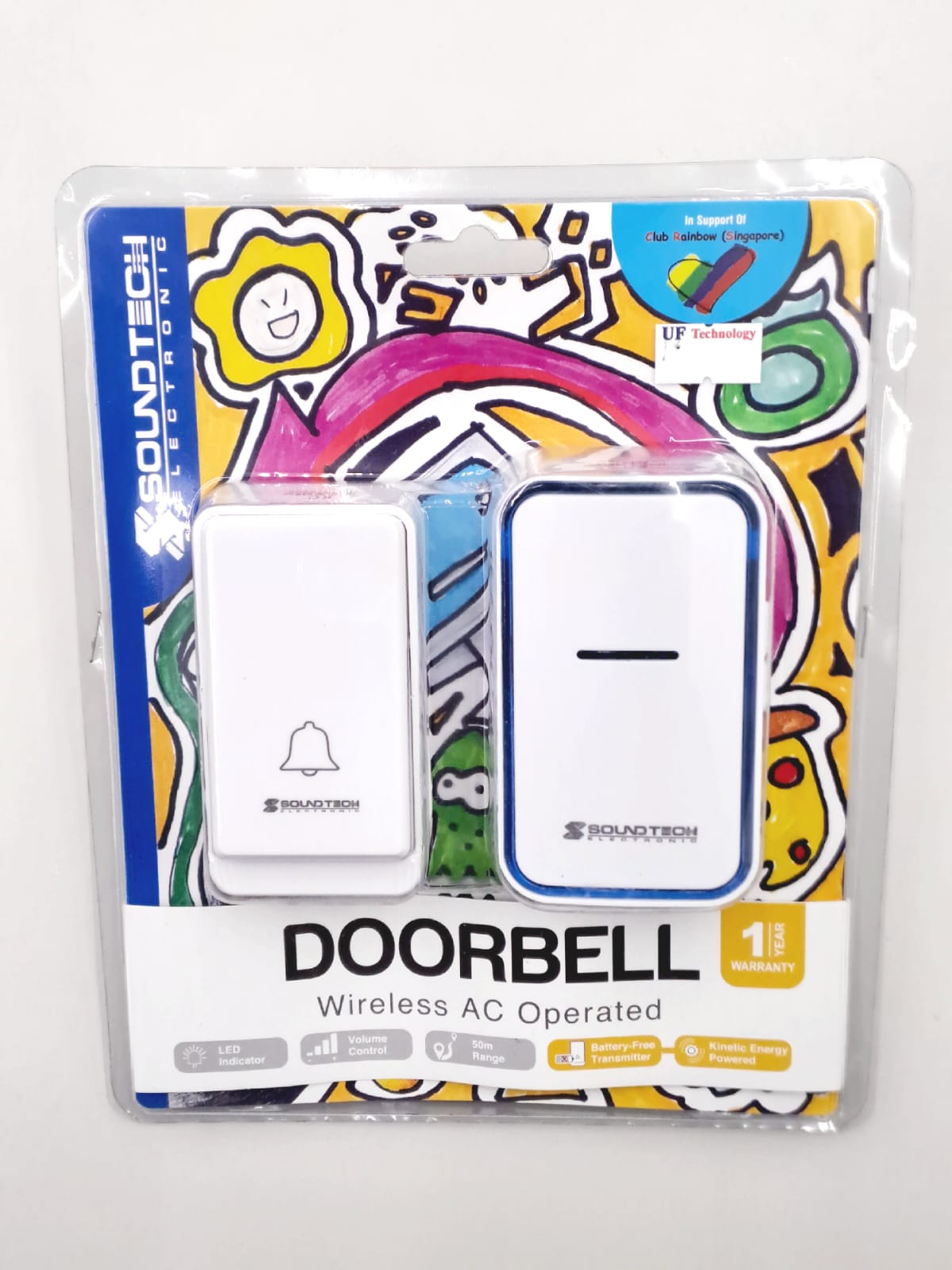 Soundtech Kinectic Wireless Digital Doorbell