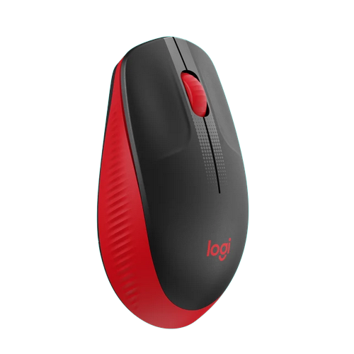 Logitech M190 Full-size Wireless Mouse Red