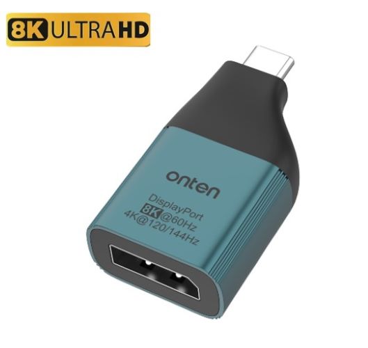 onten USB-C to DisplayPort (DP) Adapter 8K@60Hz