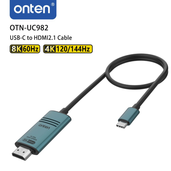 onten USB-C/Thunderbolt 3 to 8K60Hz HDMI Cable 1.8m	